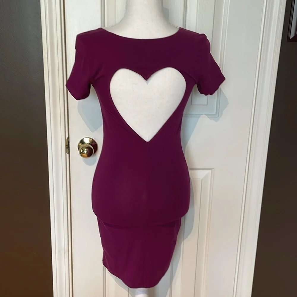 Victoria’s Secret PINK Ladies Mauve/Purple Plum Cut Out Dress - Picture 2 of 10